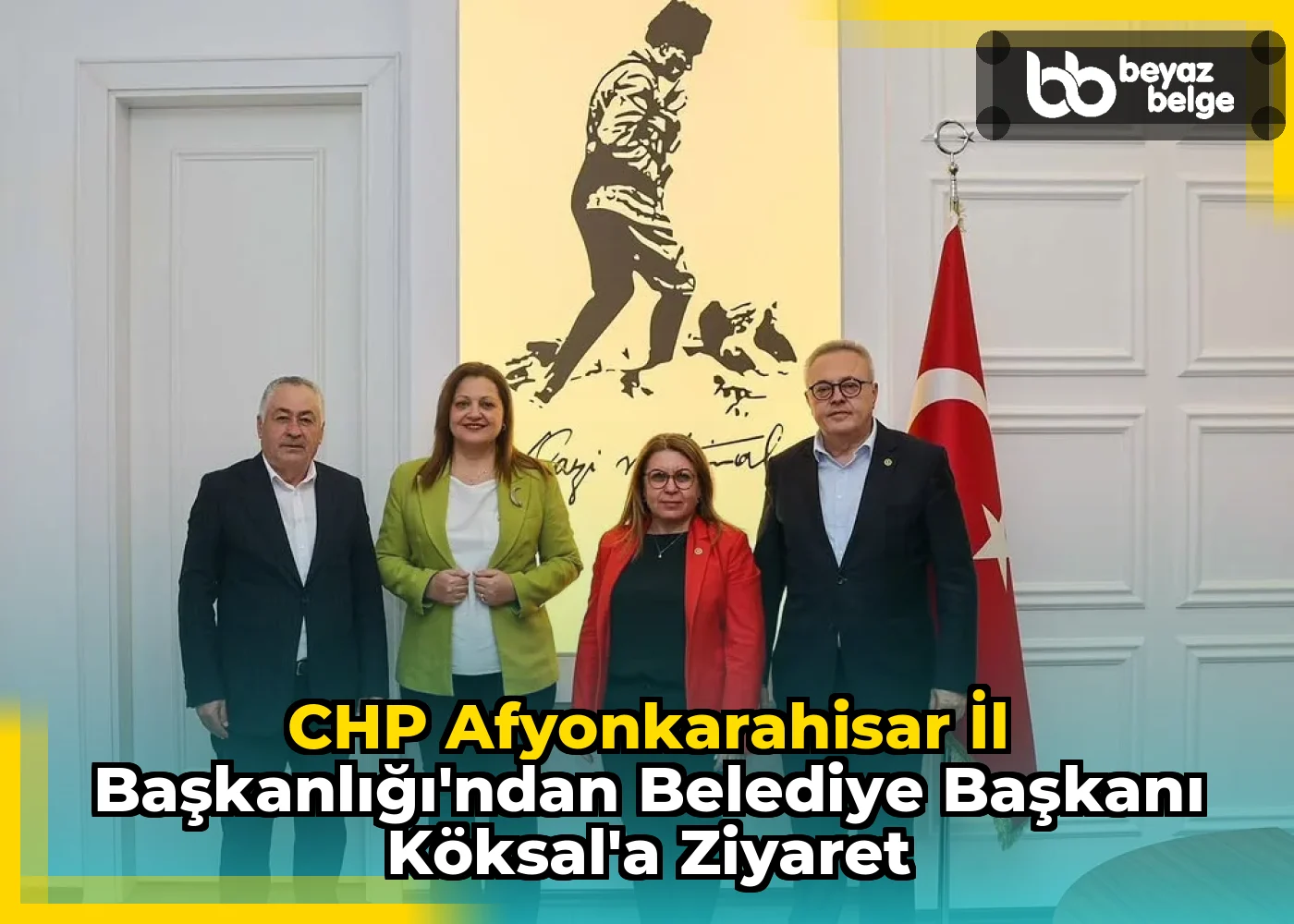 CHP Afyonkarahisar İl Başkanlığı'ndan Belediye Başkanı Köksal'a Ziyaret