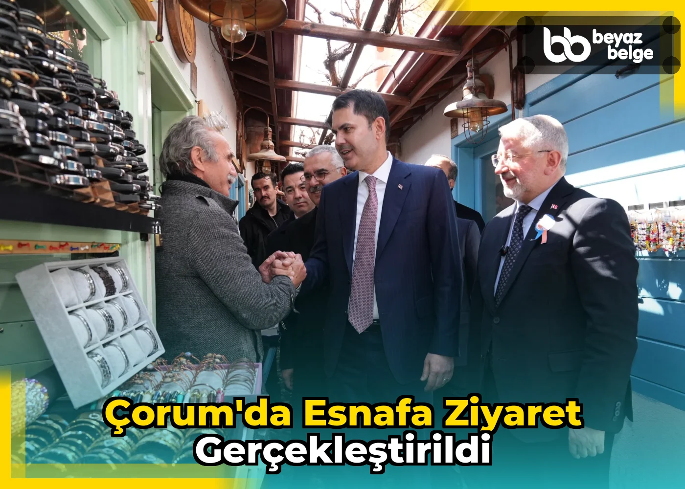 Çorum'da Esnafa Ziyaret Gerçekleştirildi