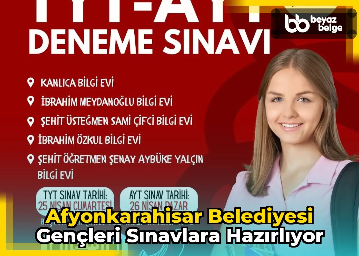 Afyonkarahisar Belediyesi Gençleri Sınavlara Hazırlıyor