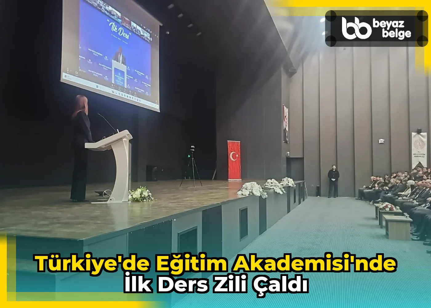 Türkiye'de Eğitim Akademisi'nde İlk Ders Zili Çaldı