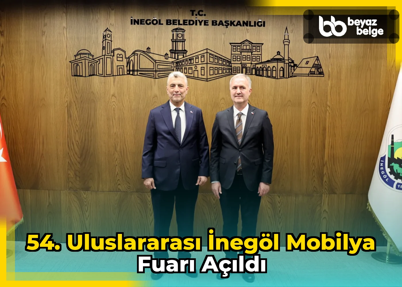 54. Uluslararası İnegöl Mobilya Fuarı Açıldı