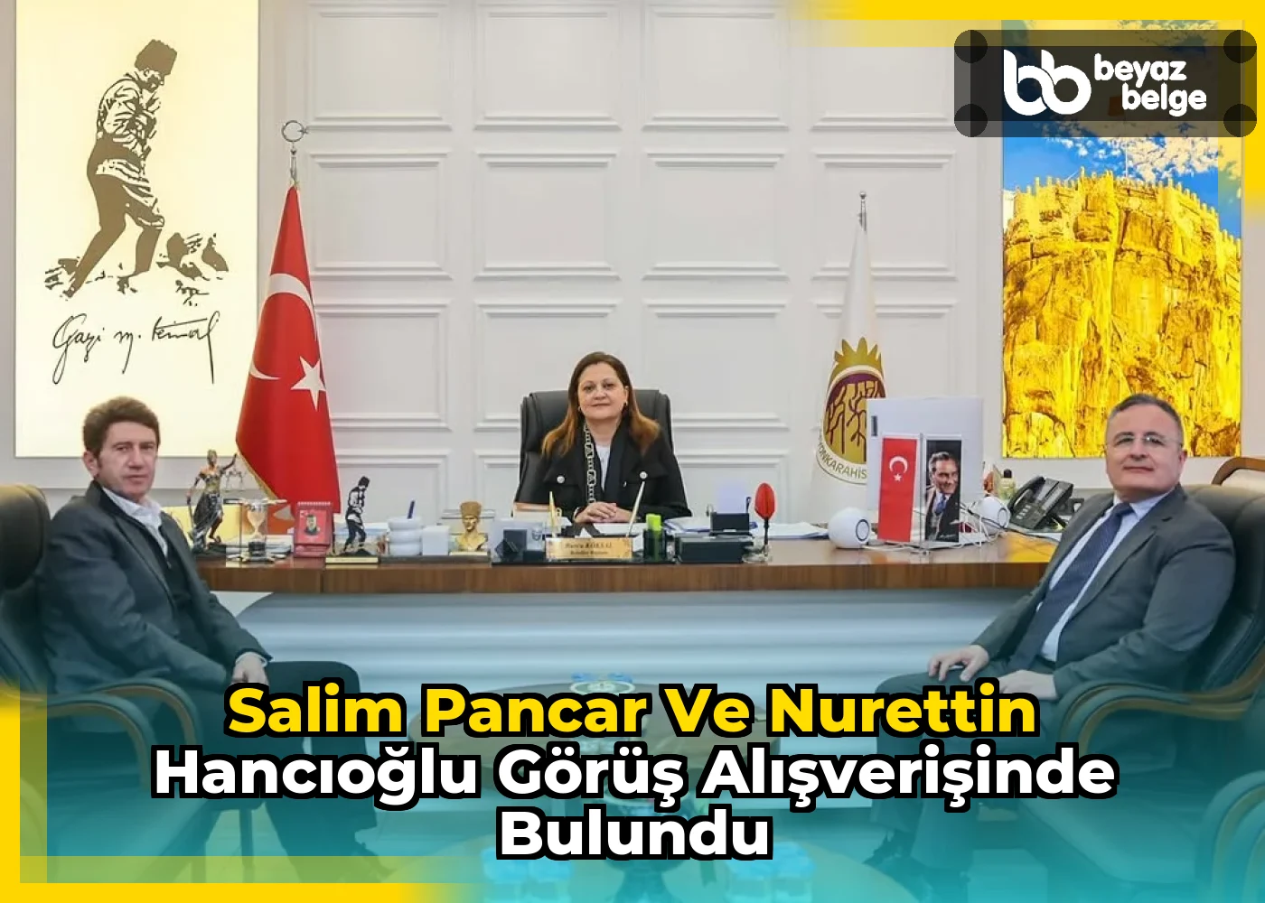 Salim Pancar ve Nurettin Hancıoğlu Görüş Alışverişinde Bulundu