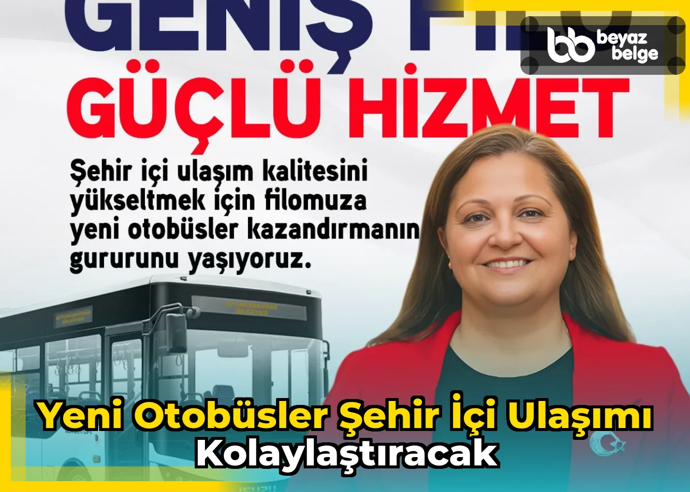 Yeni otobüsler şehir içi ulaşımı kolaylaştıracak