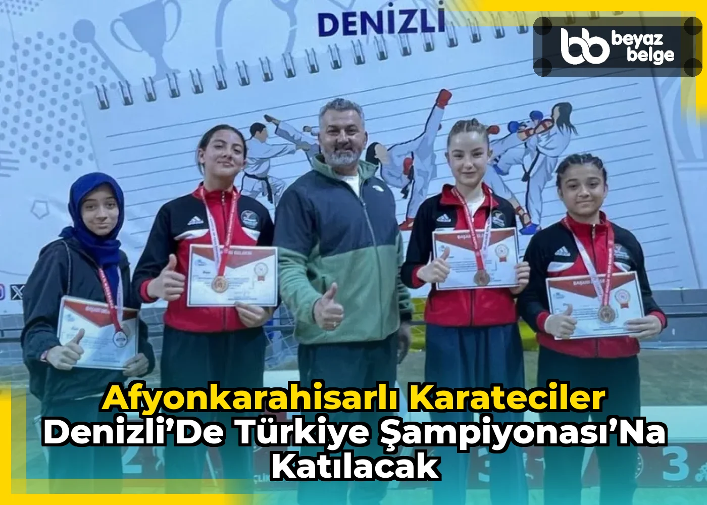 Afyonkarahisarlı Karateciler Denizli’de Türkiye Şampiyonası’na Katılacak