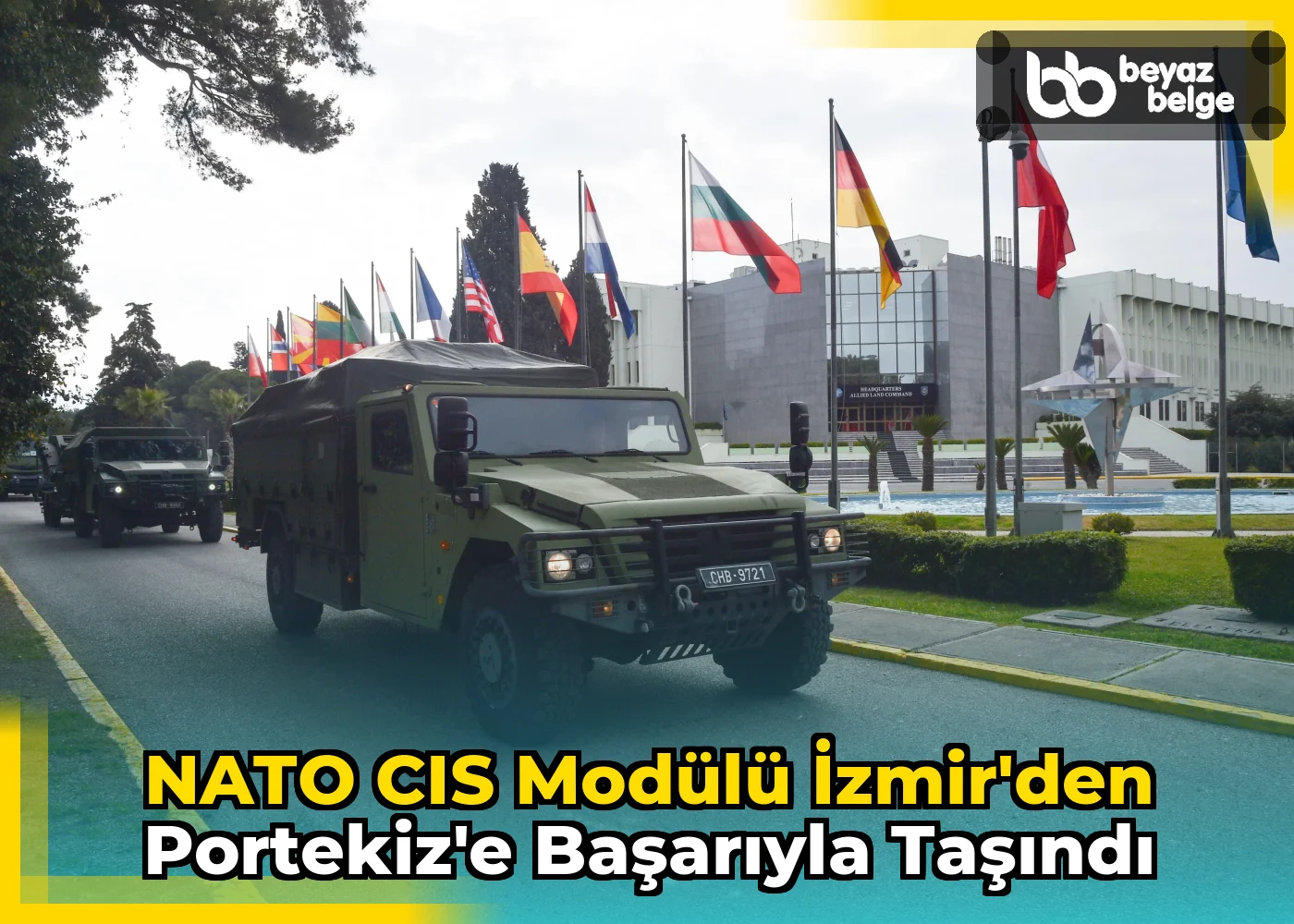 NATO CIS Modülü İzmir'den Portekiz'e başarıyla taşındı