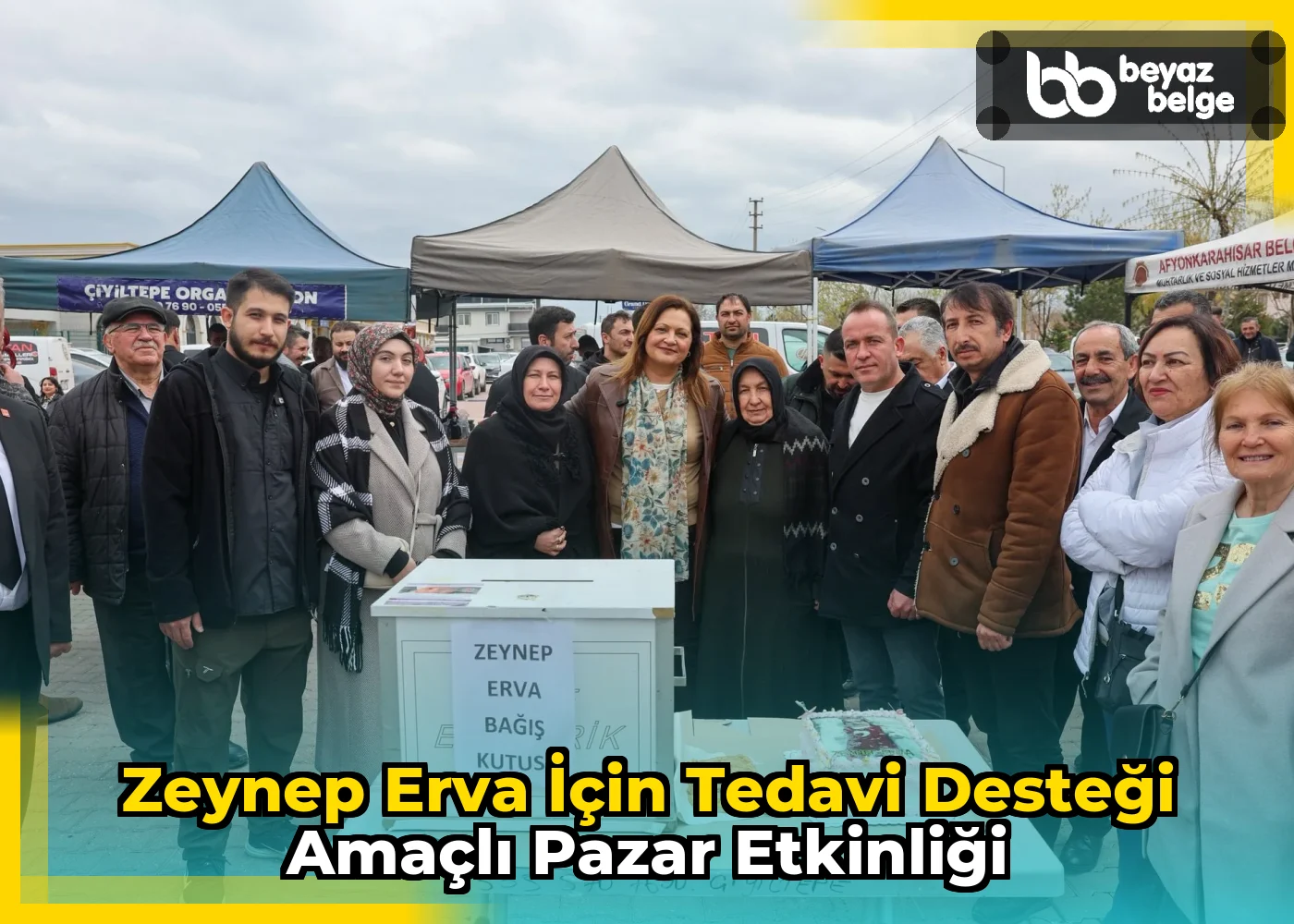 Zeynep Erva için tedavi desteği amaçlı pazar etkinliği