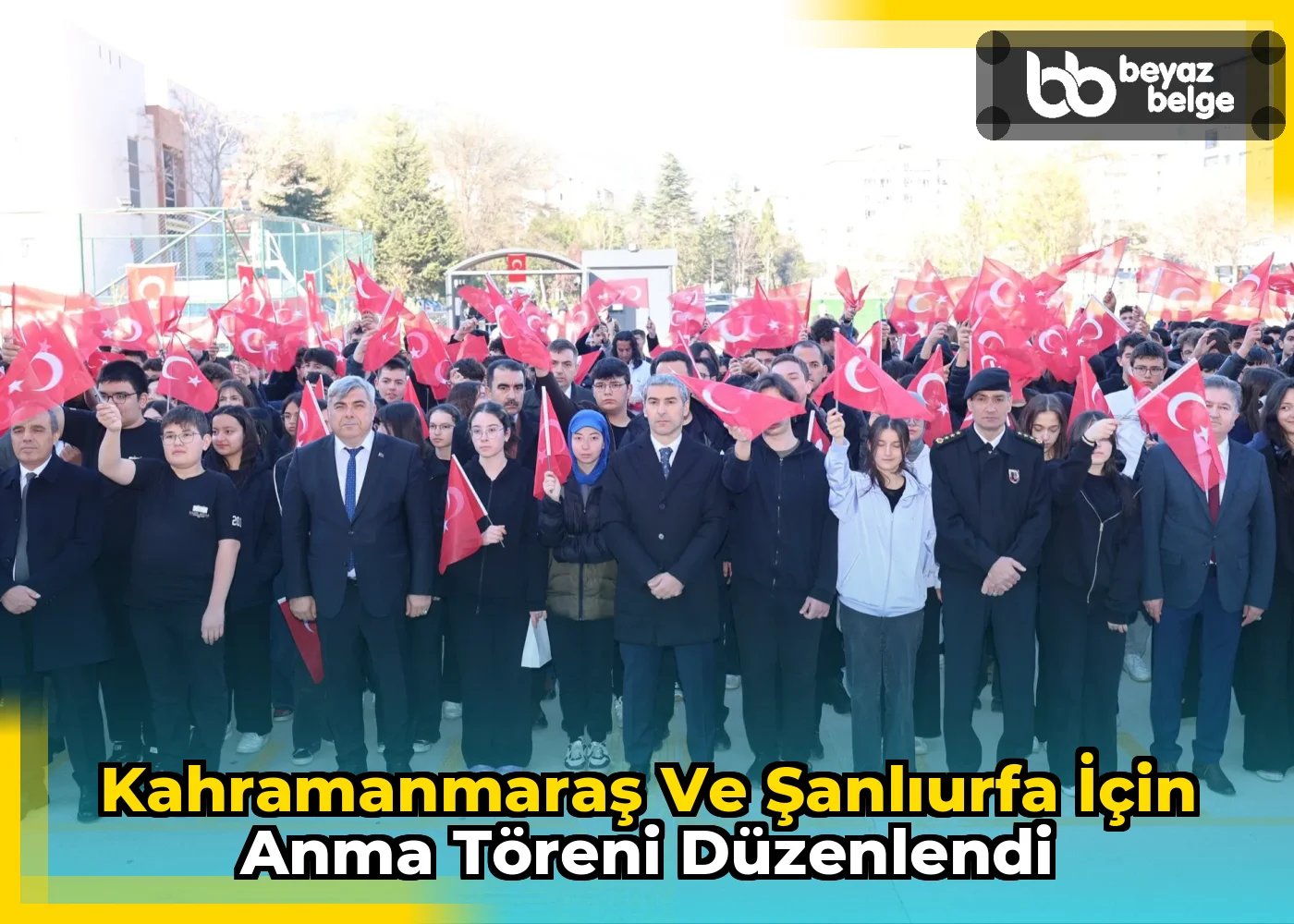 Kahramanmaraş ve Şanlıurfa için anma töreni düzenlendi