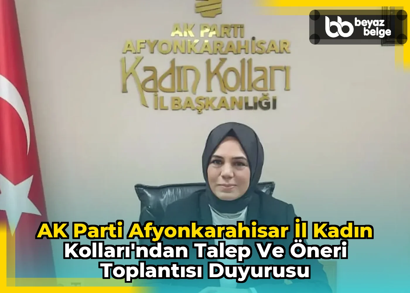 AK Parti Afyonkarahisar İl Kadın Kolları'ndan Talep ve Öneri Toplantısı Duyurusu