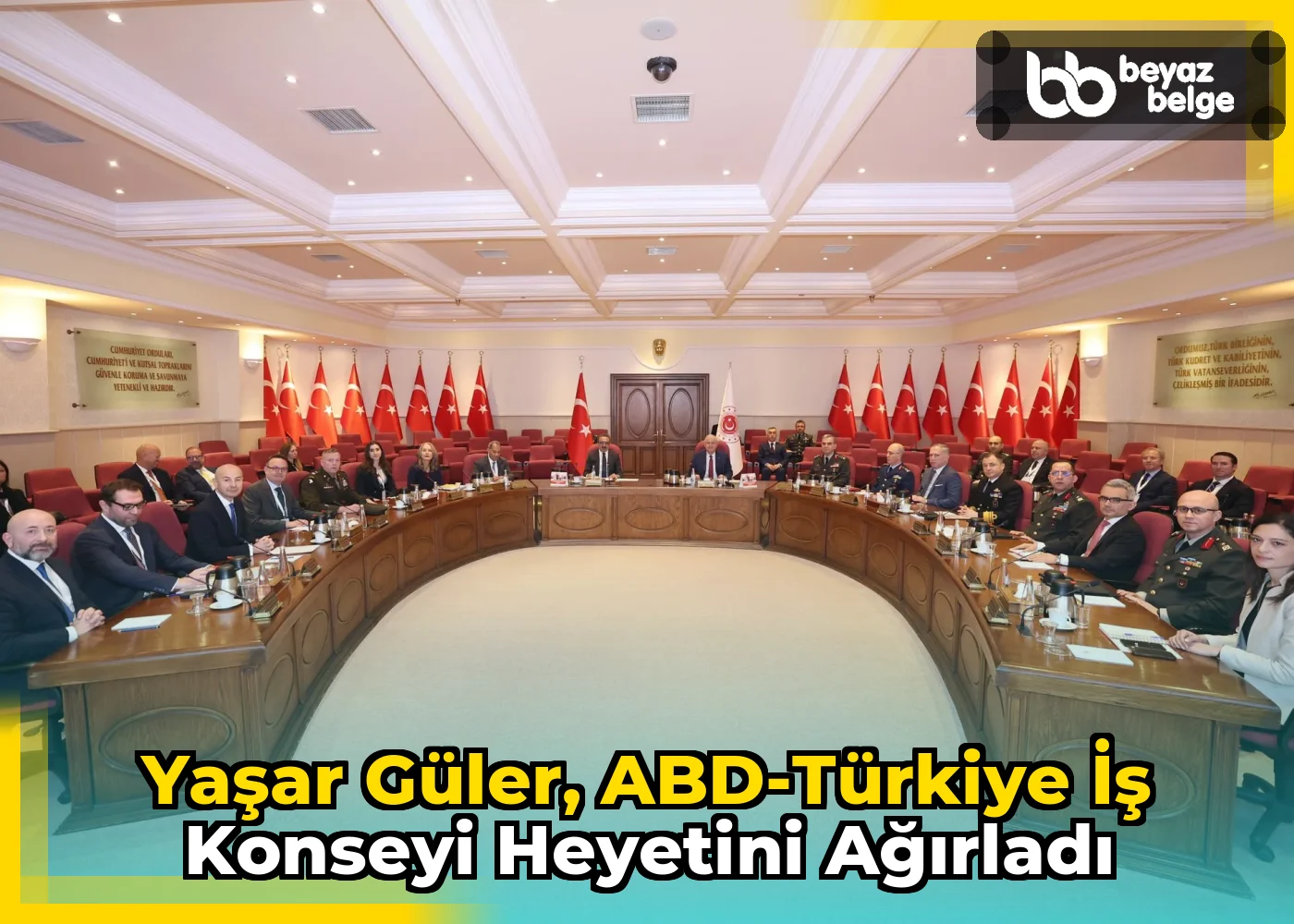 Yaşar Güler, ABD-Türkiye İş Konseyi Heyetini Ağırladı