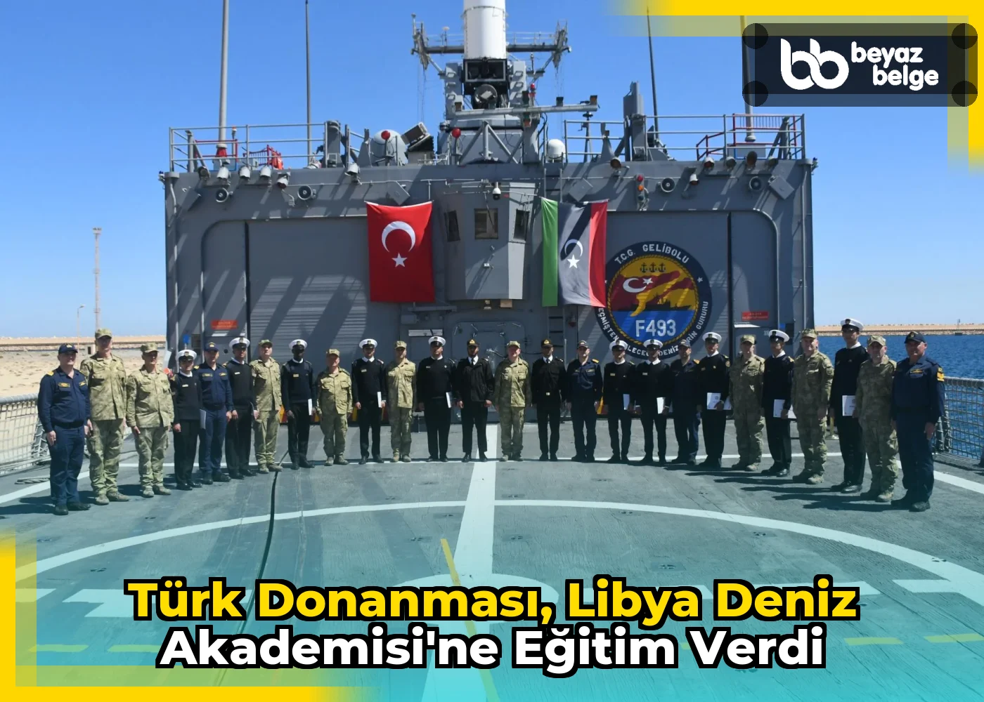 Türk Donanması, Libya Deniz Akademisi'ne Eğitim Verdi