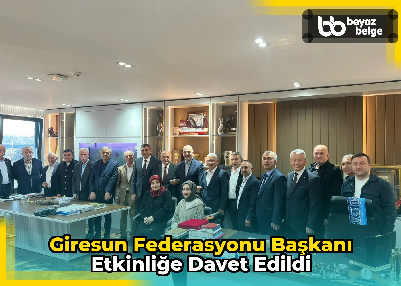 Giresun Federasyonu Başkanı etkinliğe davet edildi