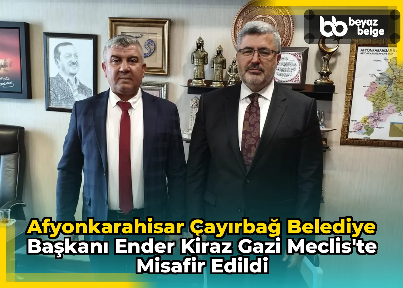 Afyonkarahisar Çayırbağ Belediye Başkanı Ender Kiraz Gazi Meclis'te Misafir Edildi