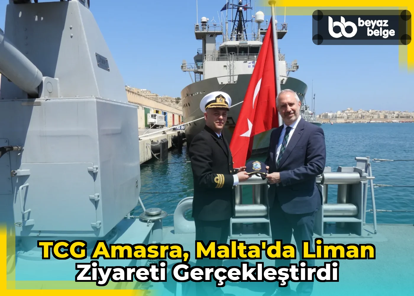 TCG Amasra, Malta'da Liman Ziyareti Gerçekleştirdi