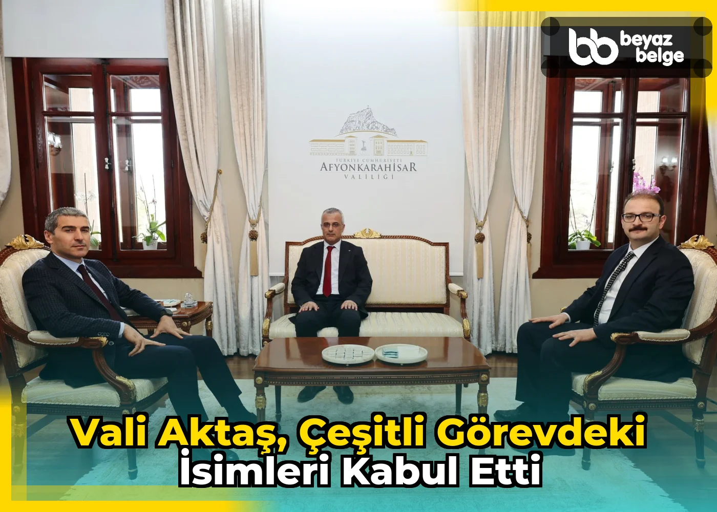 Vali Aktaş, çeşitli görevdeki isimleri kabul etti
