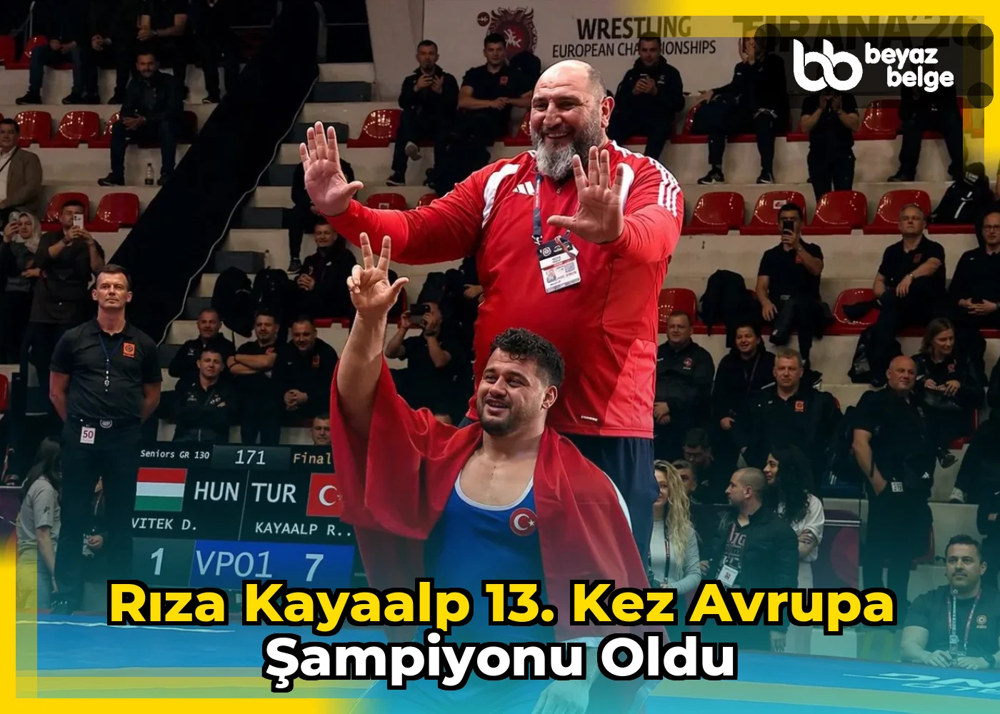 Rıza Kayaalp 13. kez Avrupa Şampiyonu oldu