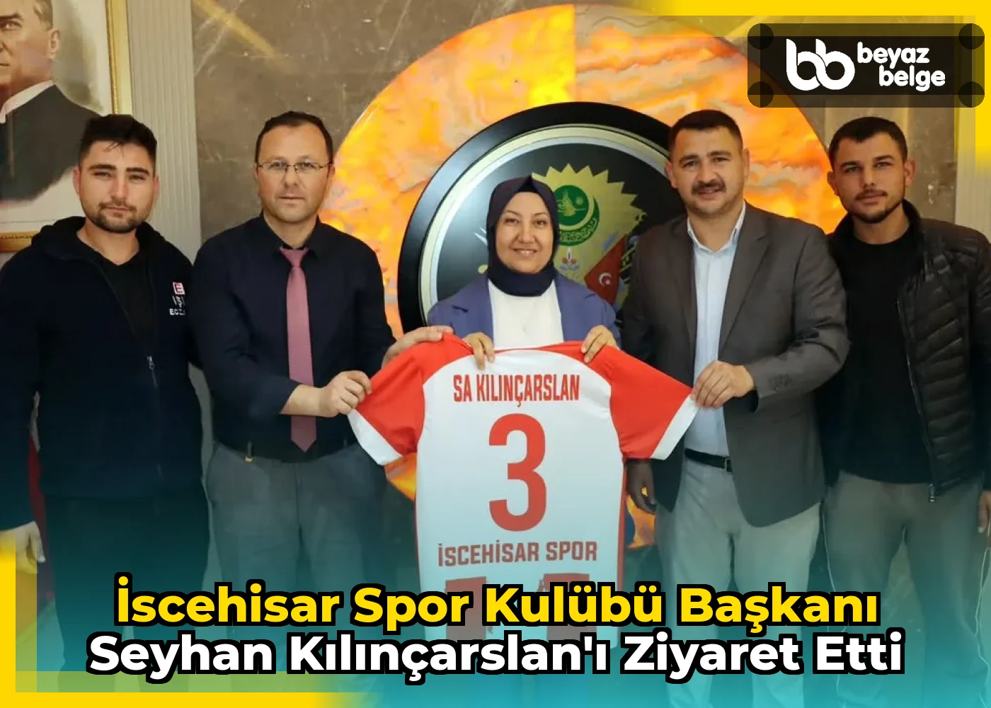 İscehisar Spor Kulübü Başkanı Seyhan Kılınçarslan'ı Ziyaret Etti