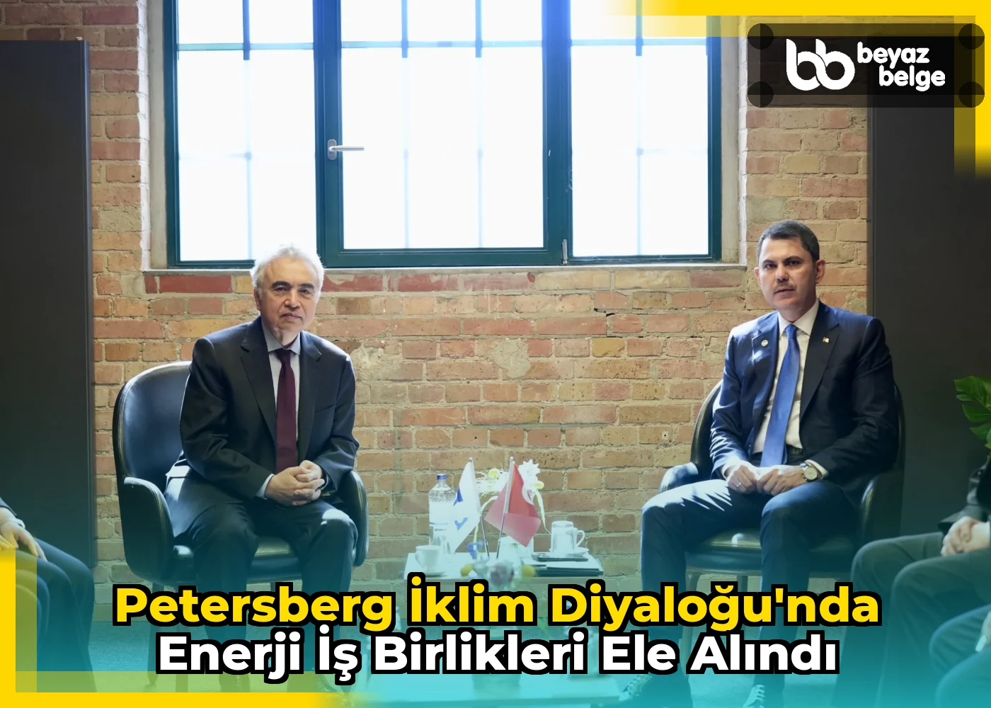 Petersberg İklim Diyaloğu'nda Enerji İş Birlikleri Ele Alındı