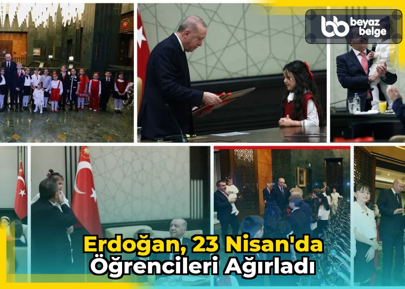 Erdoğan, 23 Nisan'da Öğrencileri Ağırladı