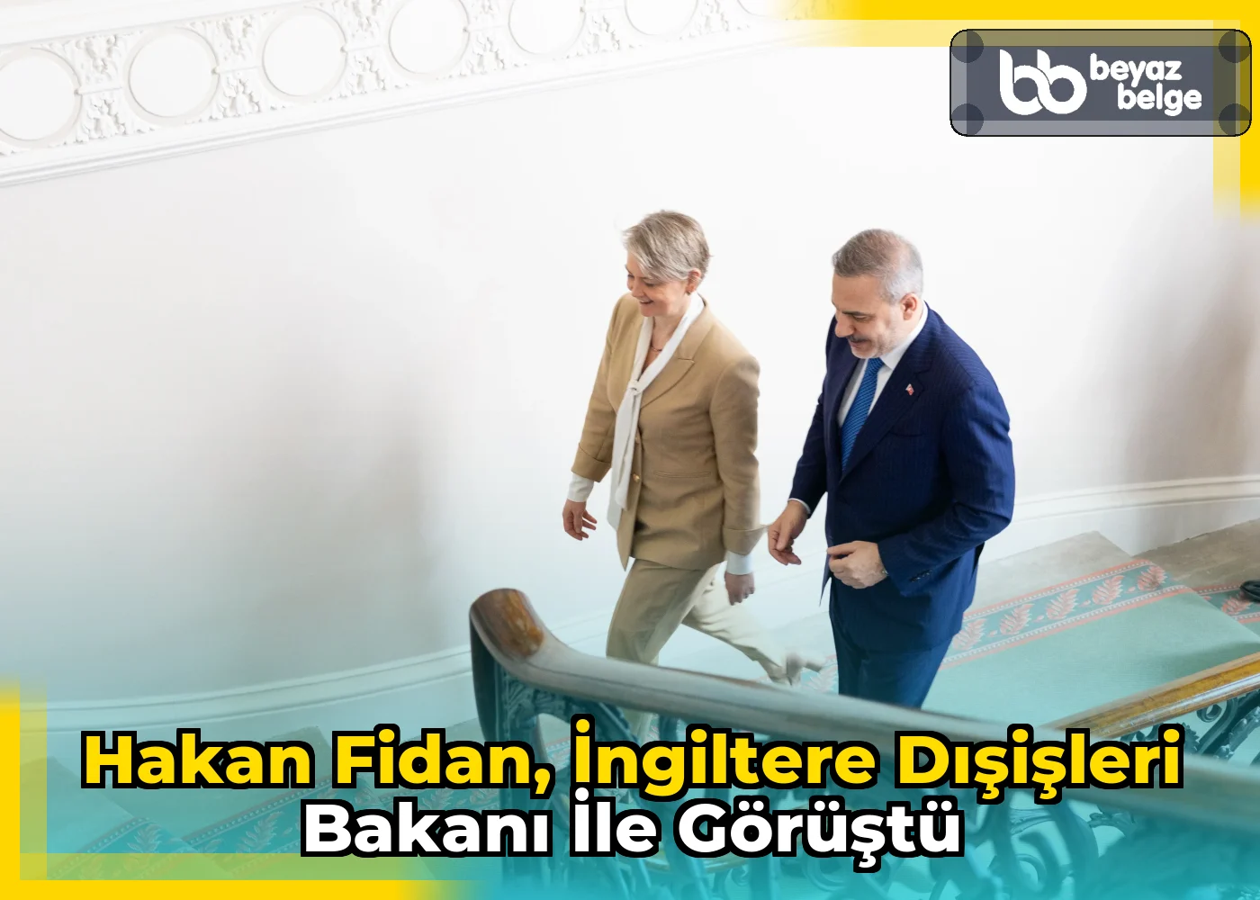 Hakan Fidan, İngiltere Dışişleri Bakanı ile görüştü
