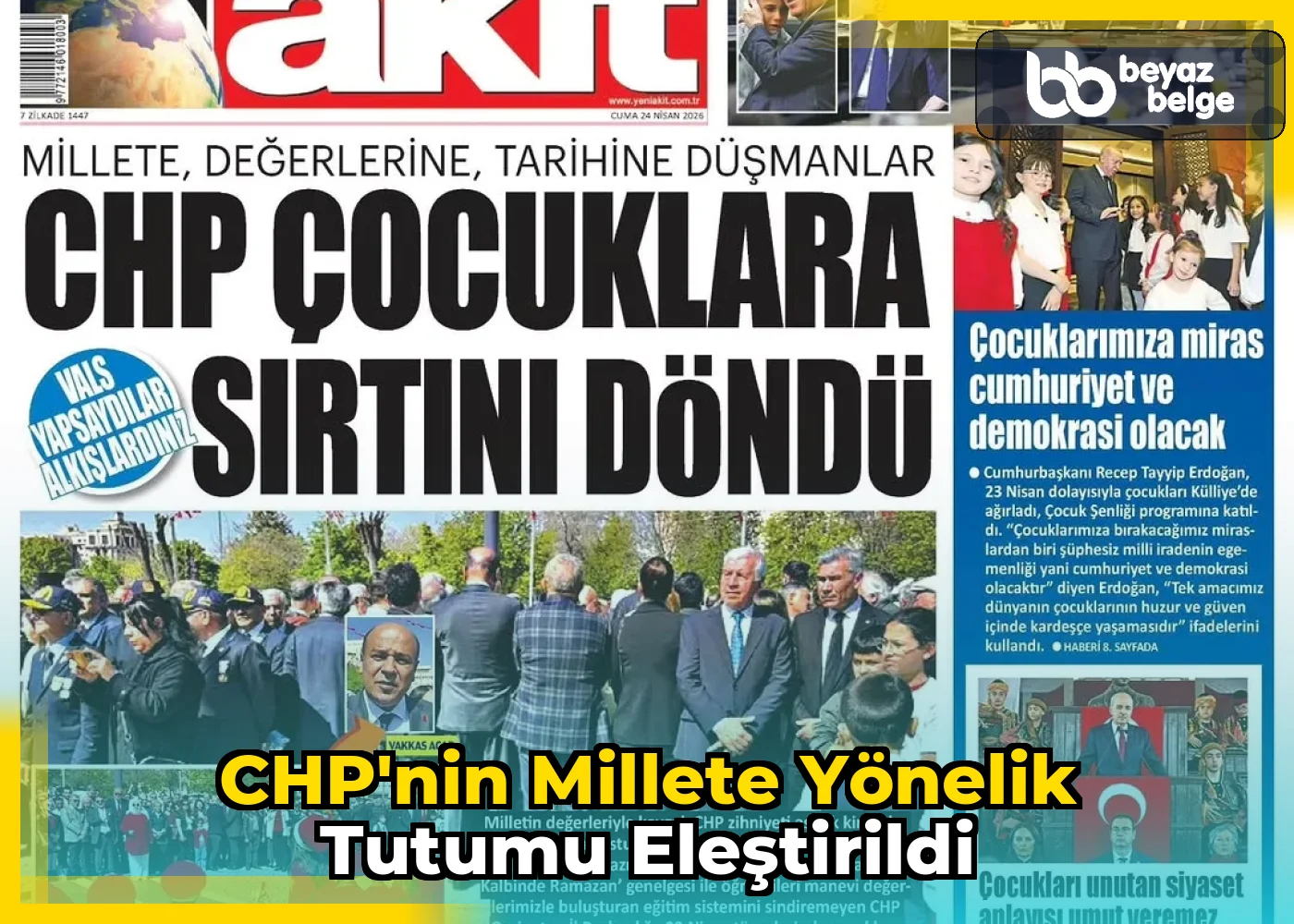 CHP'nin Millete Yönelik Tutumu Eleştirildi