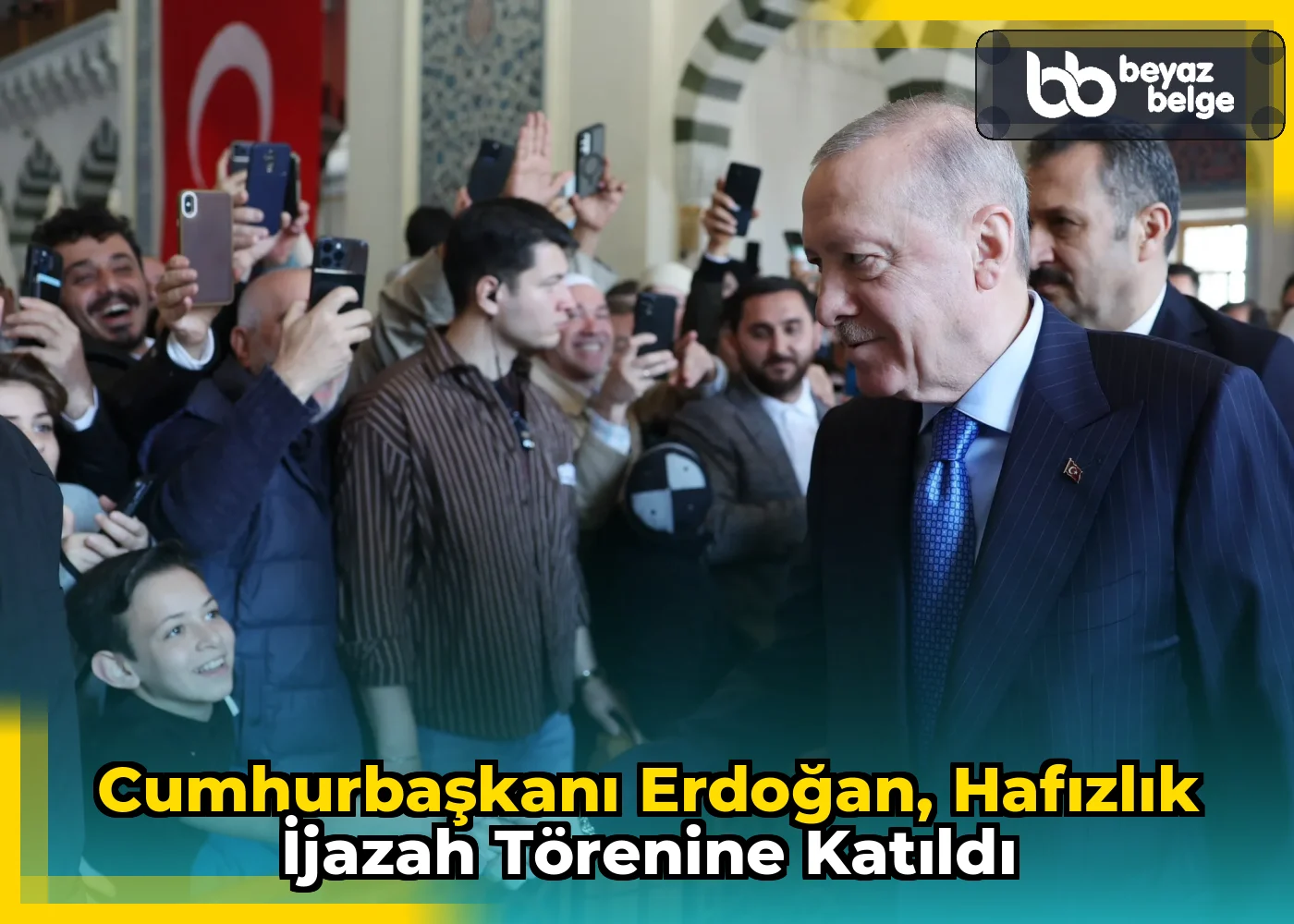 Cumhurbaşkanı Erdoğan, hafızlık ijazah törenine katıldı