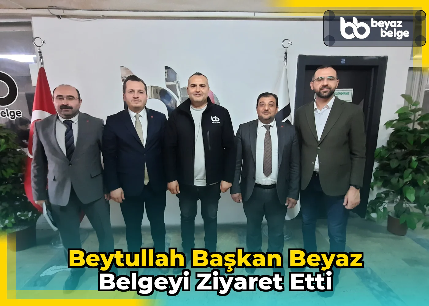 Beytullah Başkan Beyaz Belgeyi Ziyaret Etti