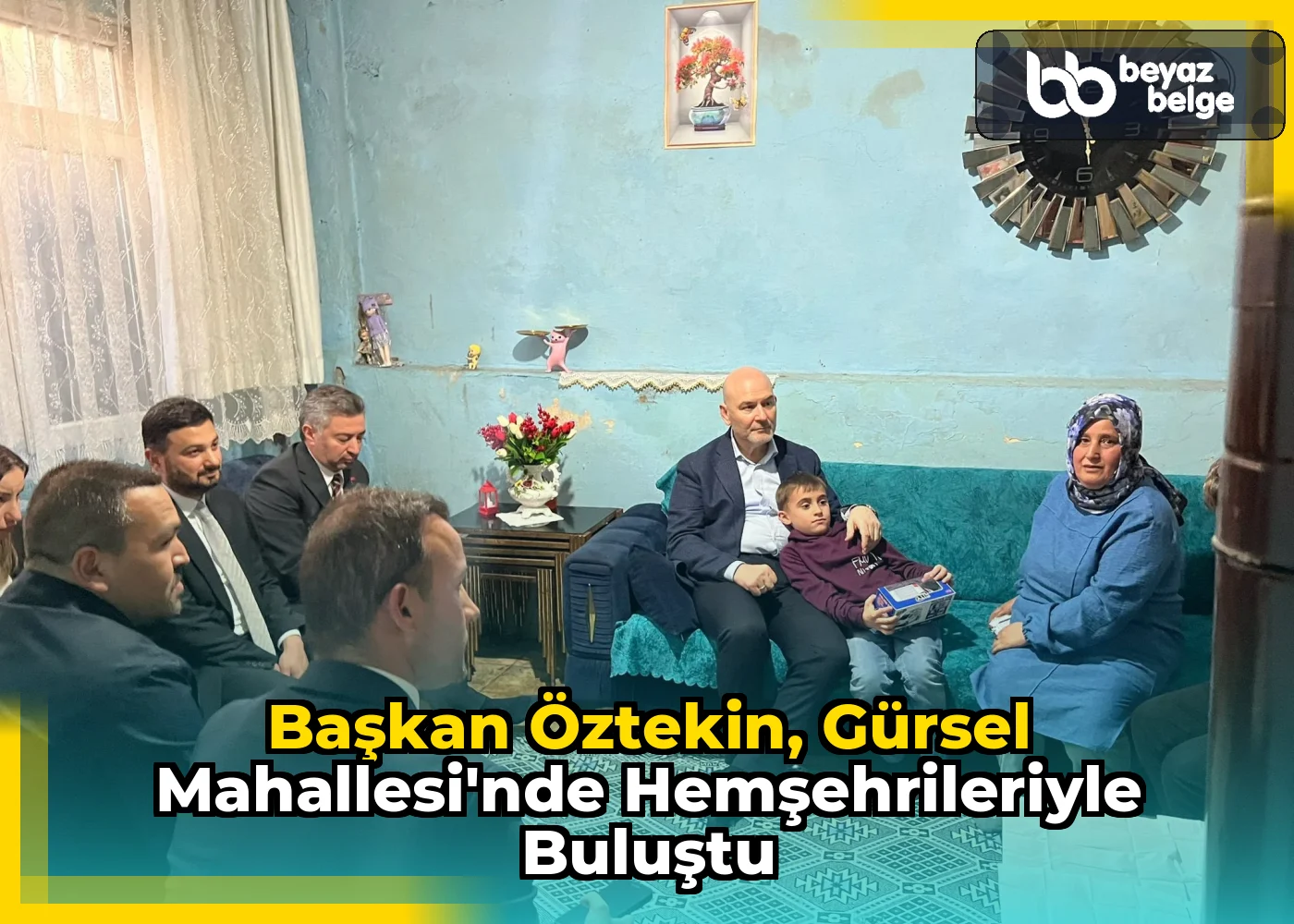 Başkan Öztekin, Gürsel Mahallesi'nde hemşehrileriyle buluştu