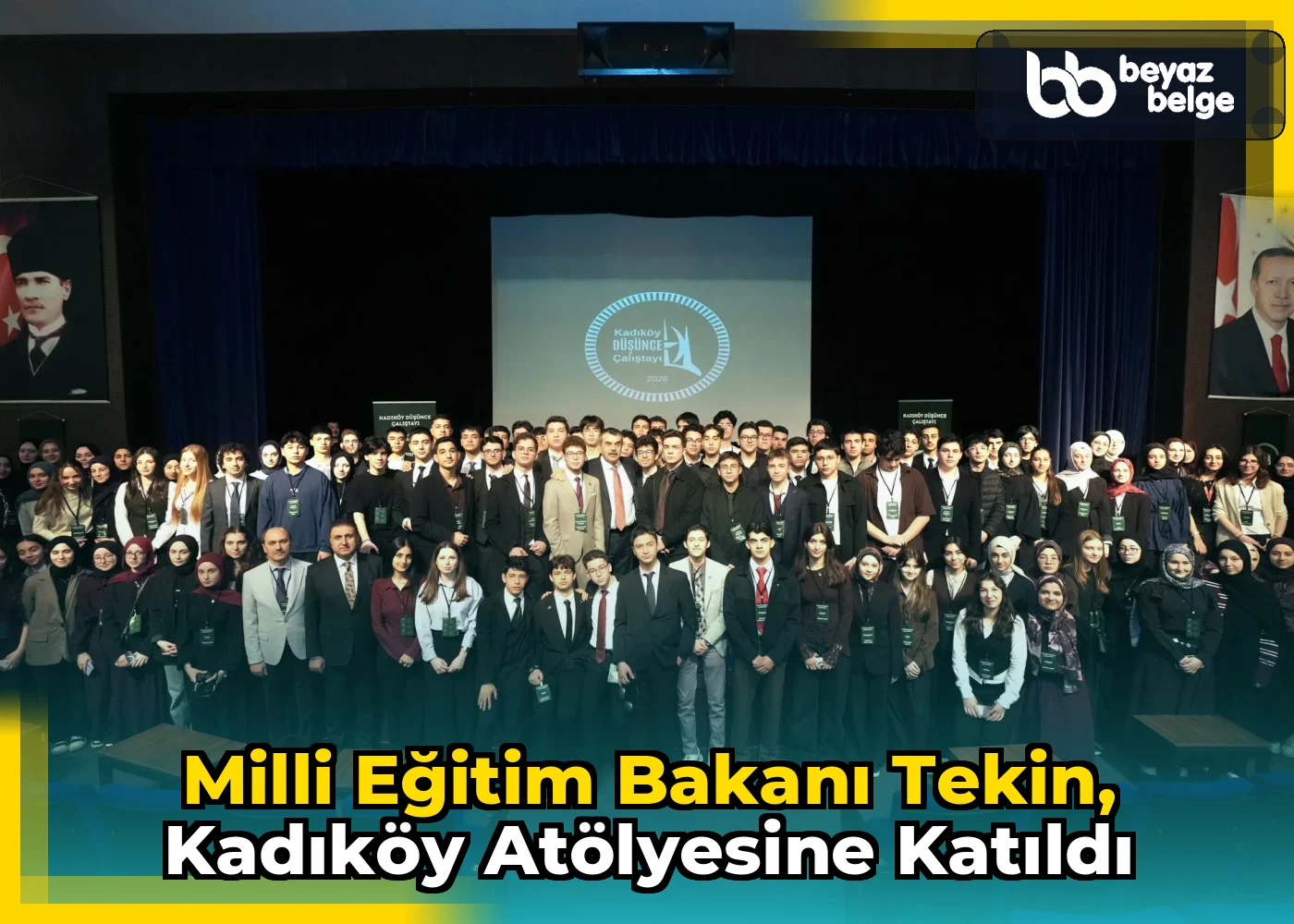 Milli Eğitim Bakanı Tekin, Kadıköy Atölyesine Katıldı