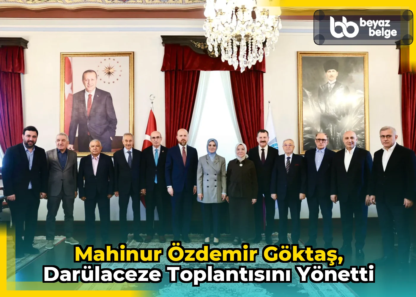 Mahinur Özdemir Göktaş, Darülaceze toplantısını yönetti