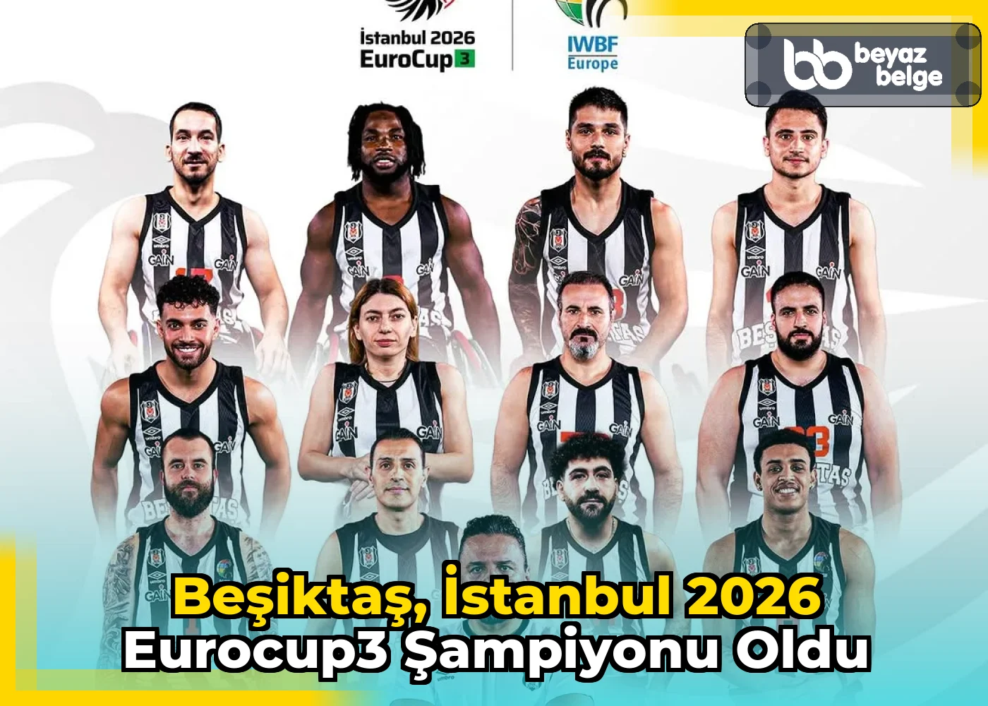 Beşiktaş, İstanbul 2026 EuroCup3 Şampiyonu Oldu