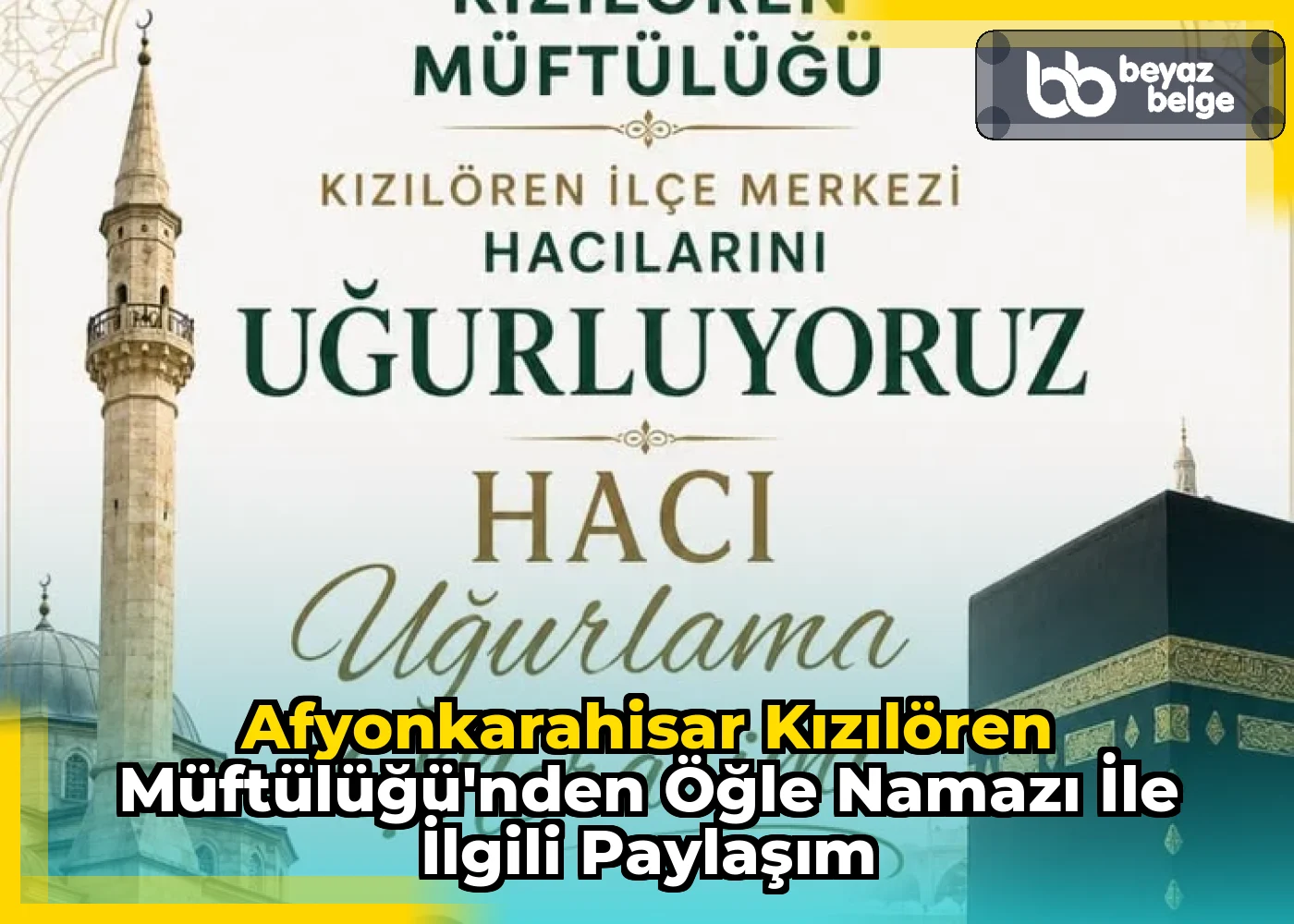 Afyonkarahisar KızılÖren Müftülüğü'nden Öğle Namazı ile İlgili Paylaşım