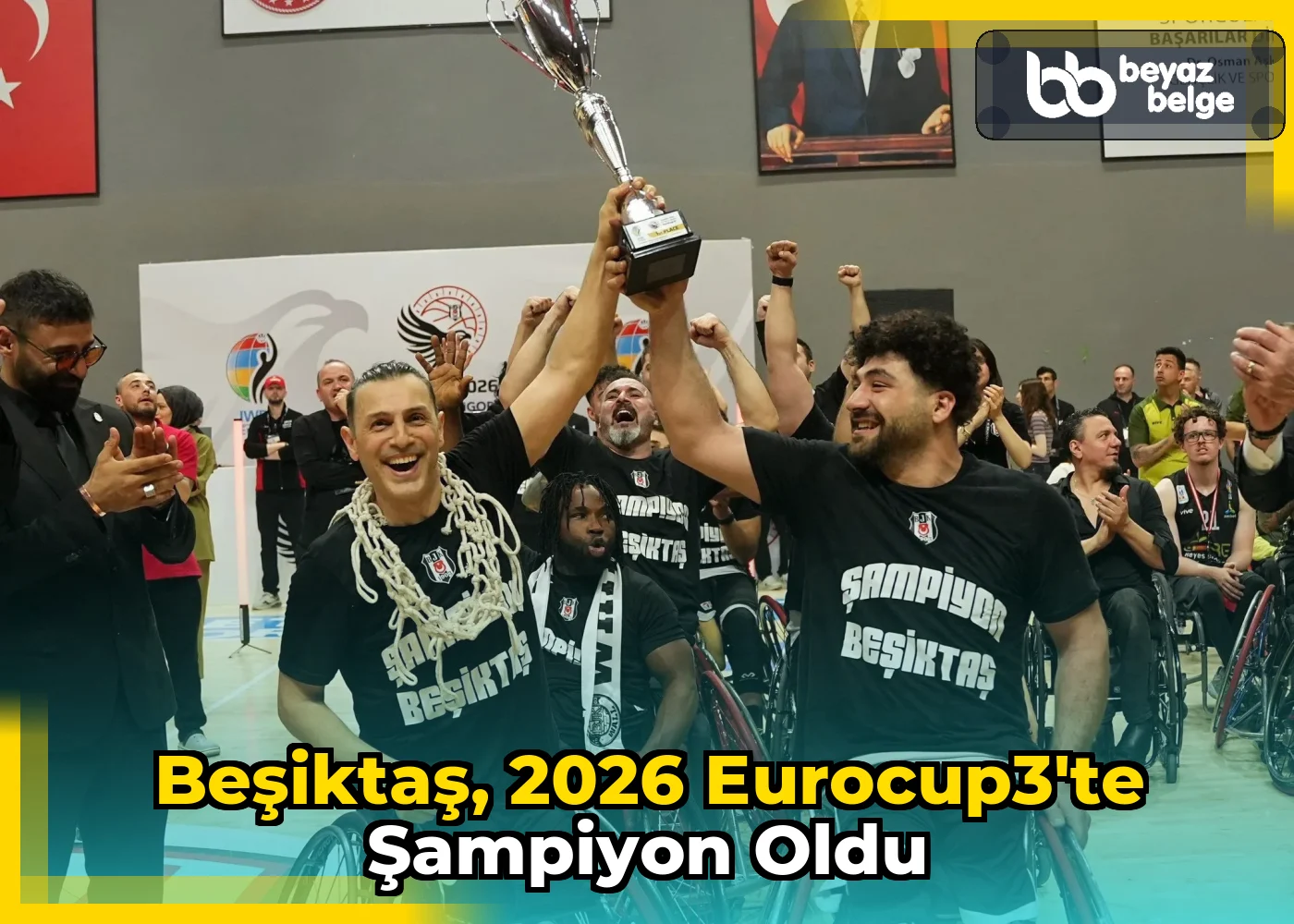 Beşiktaş, 2026 EuroCup3'te şampiyon oldu