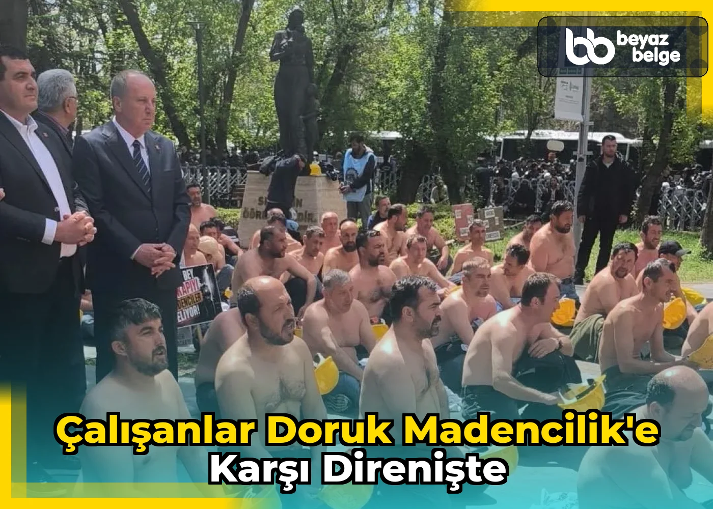 Çalışanlar Doruk Madencilik'e karşı direnişte