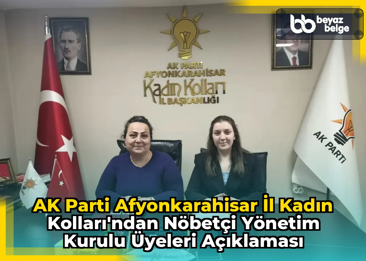 AK Parti Afyonkarahisar İl Kadın Kolları'ndan Nöbetçi Yönetim Kurulu Üyeleri Açıklaması