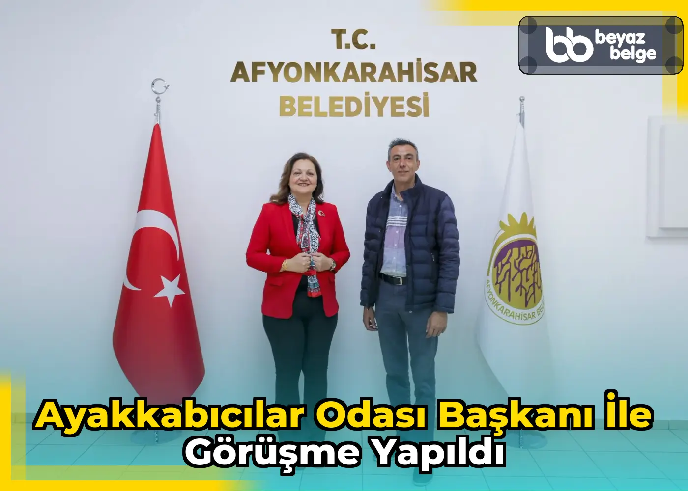 Ayakkabıcılar Odası Başkanı ile görüşme yapıldı
