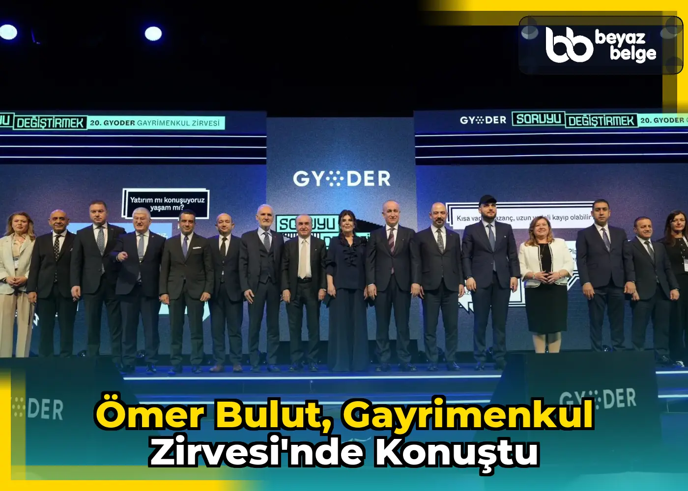 Ömer Bulut, Gayrimenkul Zirvesi'nde konuştu