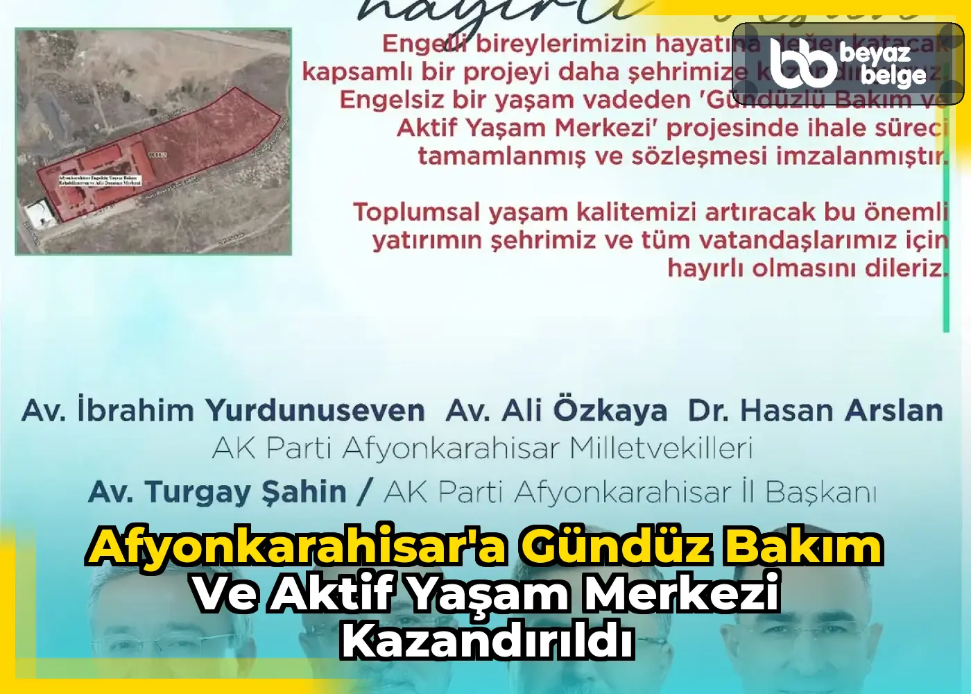 Afyonkarahisar'a Gündüz Bakım ve Aktif Yaşam Merkezi Kazandırıldı