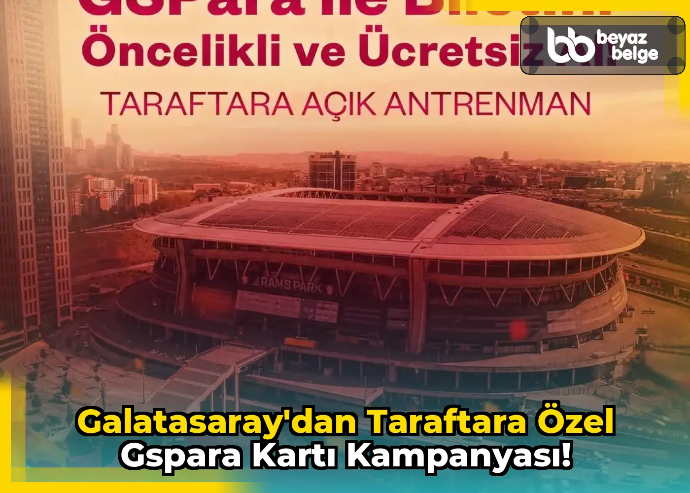 Galatasaray'dan Taraftara Özel GSPara Kartı Kampanyası!