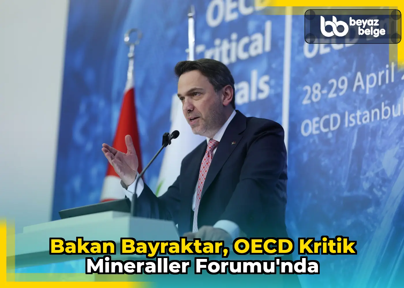 Bakan Bayraktar, OECD Kritik Mineraller Forumu'nda
