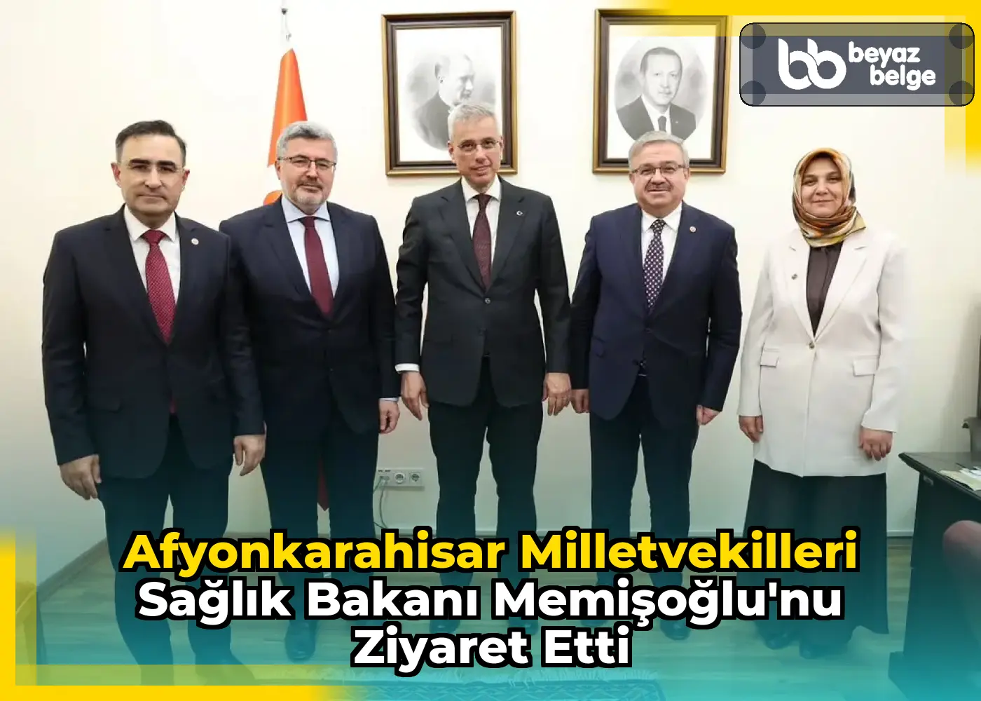 Afyonkarahisar Milletvekilleri Sağlık Bakanı Memişoğlu'nu Ziyaret Etti