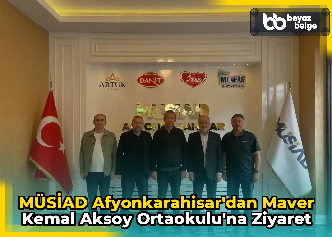 MÜSİAD AFYONKARAHİSAR'dan Maver Kemal Aksoy Ortaokulu'na Ziyaret