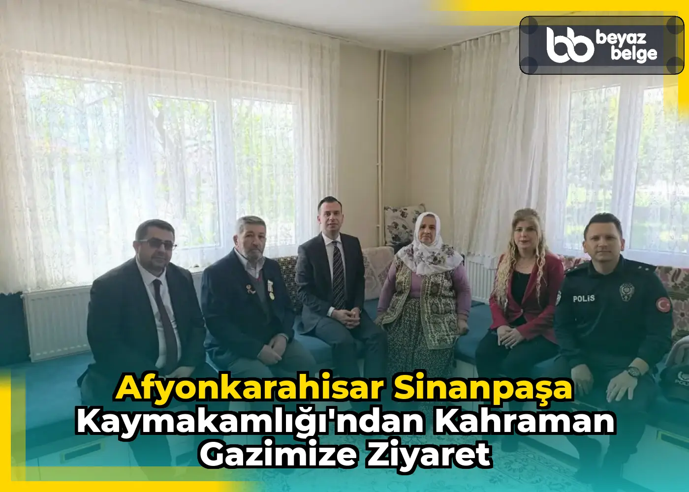 Afyonkarahisar SinanPaşa Kaymakamlığı'ndan Kahraman Gazimize Ziyaret