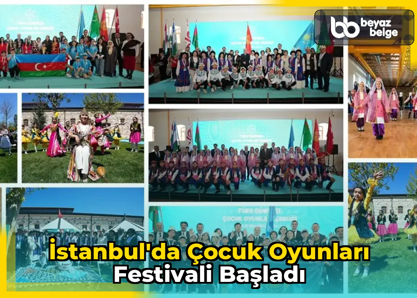 İstanbul'da Çocuk Oyunları Festivali Başladı