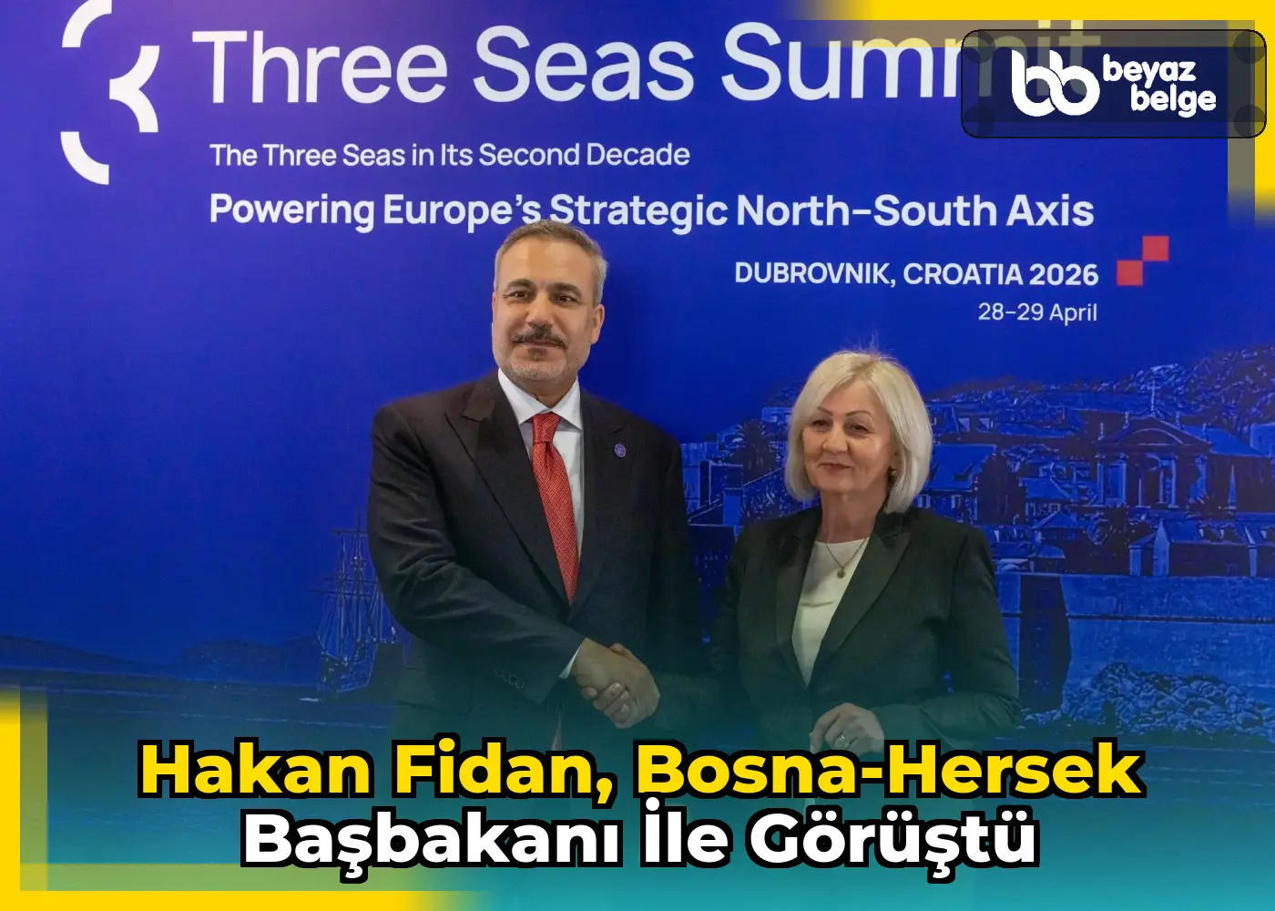 Hakan Fidan, Bosna-Hersek Başbakanı ile görüştü