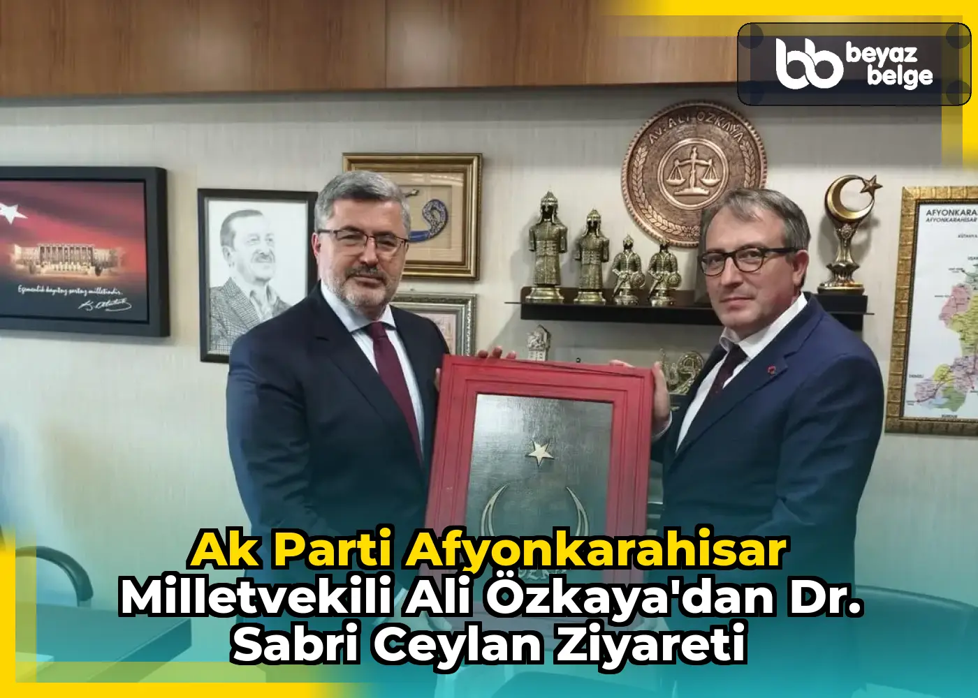 Ak Parti Afyonkarahisar Milletvekili Ali Özkaya'dan Dr. Sabri Ceylan Ziyareti