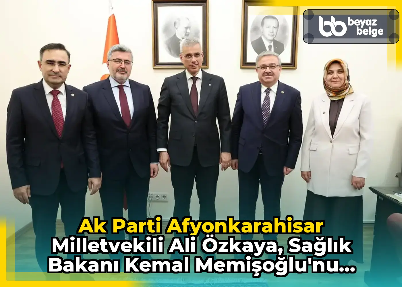 Ak Parti Afyonkarahisar Milletvekili Ali Özkaya, Sağlık Bakanı Kemal Memişoğlu'nu Ziyaret Etti