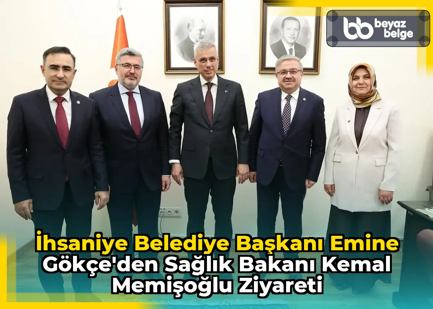 İhsaniye Belediye Başkanı Emine Gökçe'den Sağlık Bakanı Kemal Memişoğlu Ziyareti