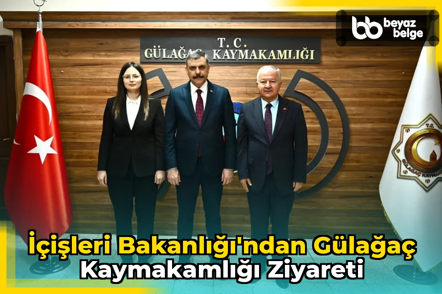 İçişleri Bakanlığı'ndan Gülağaç Kaymakamlığı Ziyareti