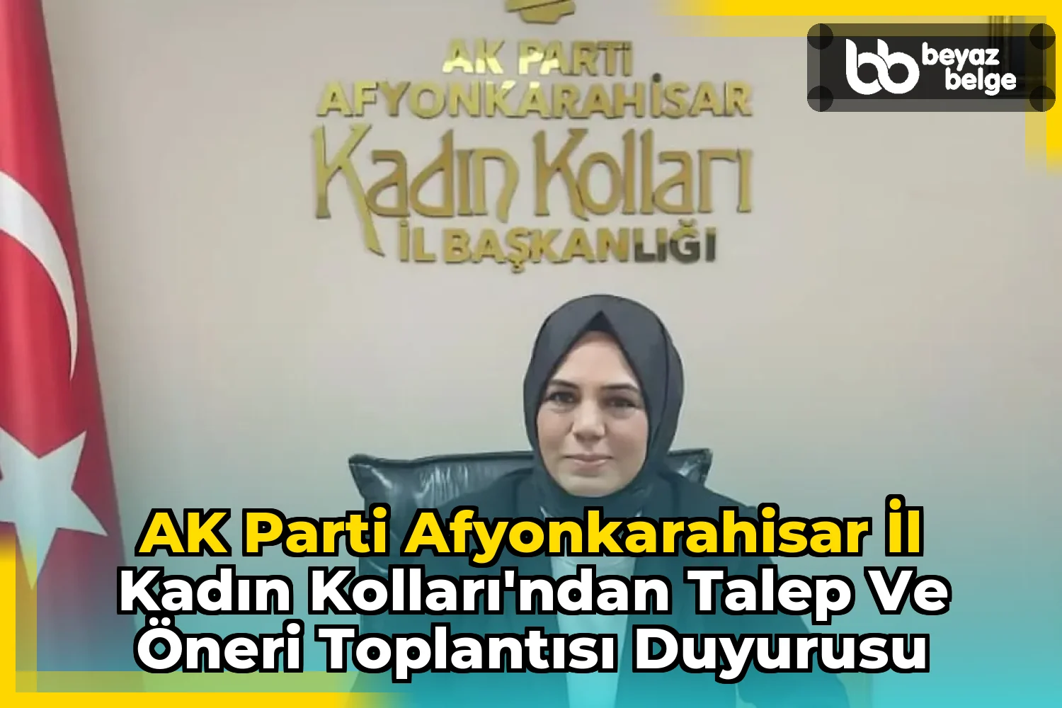 AK Parti Afyonkarahisar İl Kadın Kolları'ndan Talep ve Öneri Toplantısı Duyurusu