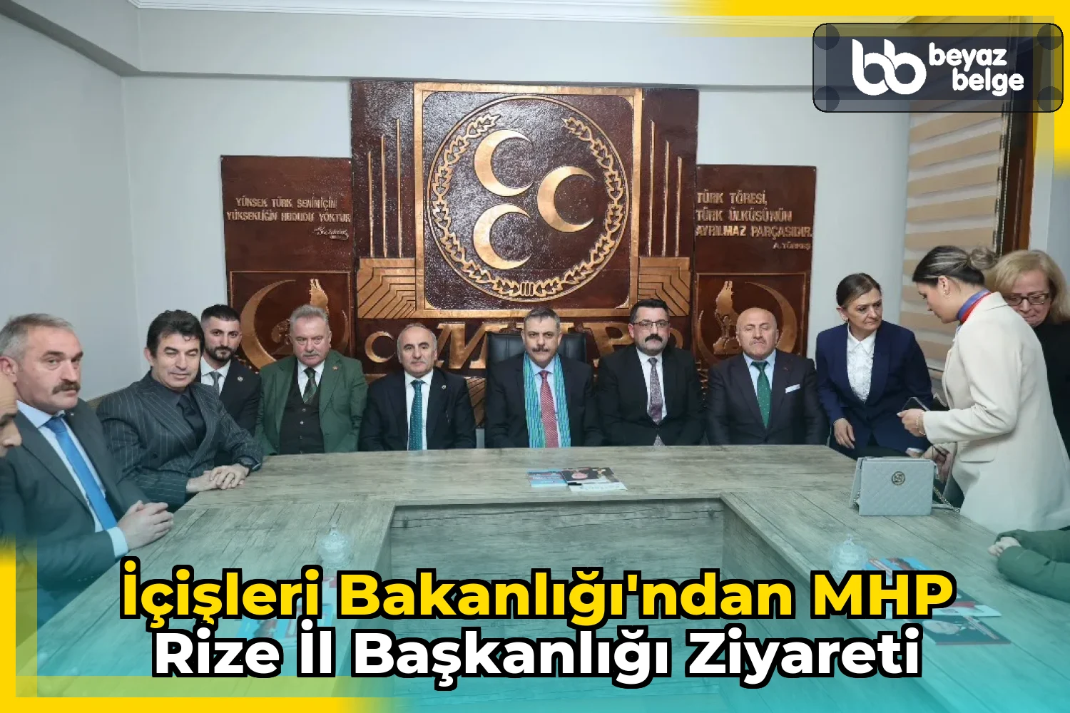 İçişleri Bakanlığı'ndan MHP Rize İl Başkanlığı Ziyareti